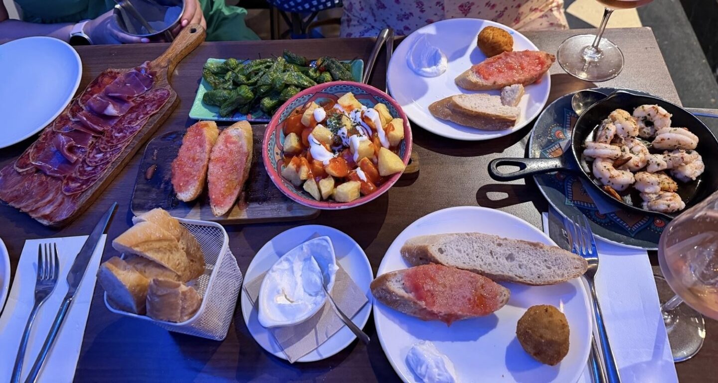 tapas with friends